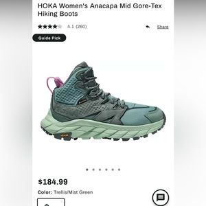 Hoka Women’s Anacapa Mid Gore-Tex Hiking Boots